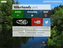 Tablet Screenshot of mikesandy.net